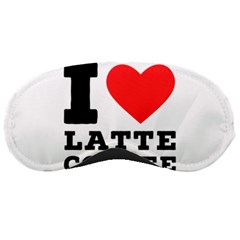 I Love Latte Coffee Sleeping Mask by ilovewhateva