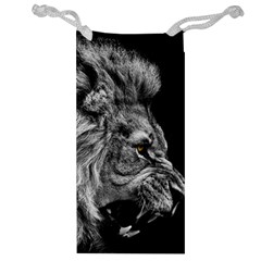 Angry Male Lion Roar Jewelry Bag by Wav3s