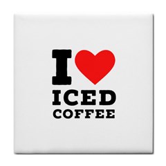 I Love Iced Coffee Face Towel by ilovewhateva