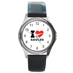 I Love Sauces Round Metal Watch by ilovewhateva