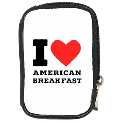 I Love American Breakfast Compact Camera Leather Case by ilovewhateva