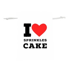 I Love Sprinkles Cake Lightweight Drawstring Pouch (s) by ilovewhateva