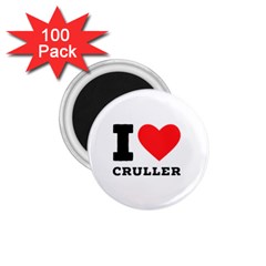 I Love Cruller 1 75  Magnets (100 Pack)  by ilovewhateva