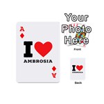 I love ambrosia Playing Cards 54 Designs (Mini) Front - DiamondA