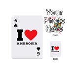 I love ambrosia Playing Cards 54 Designs (Mini) Front - Spade6