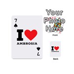 I love ambrosia Playing Cards 54 Designs (Mini) Front - Spade7