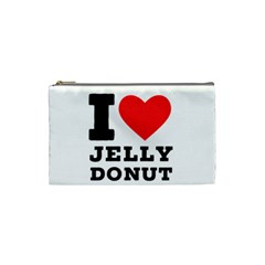 I Love Jelly Donut Cosmetic Bag (small) by ilovewhateva