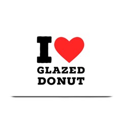 I Love Glazed Donut Plate Mats by ilovewhateva