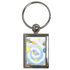 Science Fiction Outer Space Key Chain (rectangle) by Ndabl3x