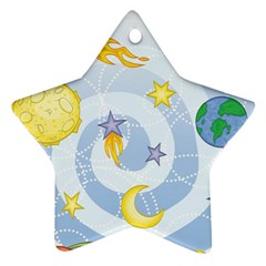 Science Fiction Outer Space Ornament (star) by Ndabl3x