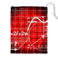 Geometry Mathematics Cube Drawstring Pouch (5xl) by Ndabl3x