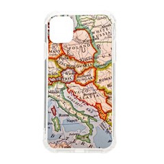 Map Europe Globe Countries States Iphone 11 Tpu Uv Print Case by Ndabl3x