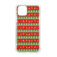 Christmas Papers Red And Green Iphone 11 Pro 5 8 Inch Tpu Uv Print Case by Ndabl3x