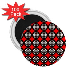 Dart Board Target Game 2 25  Magnets (100 Pack) 