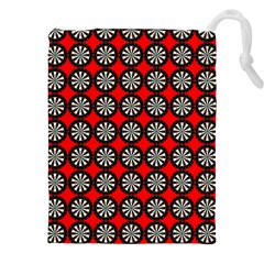 Dart Board Target Game Drawstring Pouch (5xl) by Ndabl3x