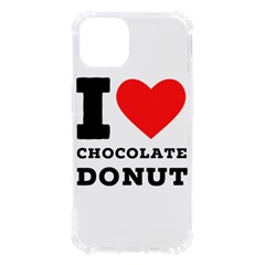 I Love Chocolate Donut Iphone 13 Tpu Uv Print Case by ilovewhateva