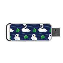 Swan Pattern Elegant Design Portable Usb Flash (one Side)