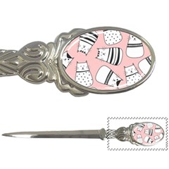 Cute Cats Cartoon Seamless-pattern Letter Opener by Vaneshart