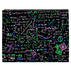 Math-linear-mathematics-education-circle-background Cosmetic Bag (xxxl) by Vaneshart