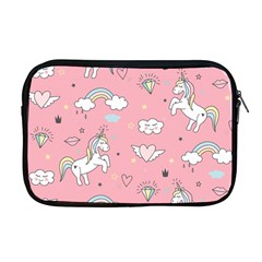 Cute-unicorn-seamless-pattern Apple Macbook Pro 17  Zipper Case