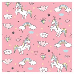 Cute-unicorn-seamless-pattern Lightweight Scarf 