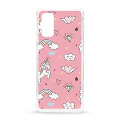 Cute-unicorn-seamless-pattern Samsung Galaxy S20 6 2 Inch Tpu Uv Case