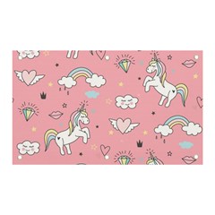 Cute-unicorn-seamless-pattern Banner And Sign 5  X 3 