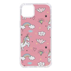Cute-unicorn-seamless-pattern Iphone 14 Plus Tpu Uv Print Case