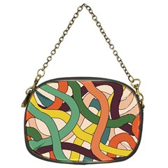 Snake Stripes Intertwined Abstract Chain Purse (one Side) by Vaneshop