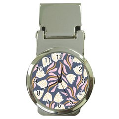 Flowers Pattern Floral Pattern Money Clip Watches by Vaneshop