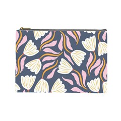 Flowers Pattern Floral Pattern Cosmetic Bag (large)