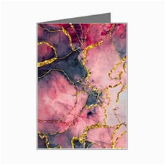 Pink Texture Resin Mini Greeting Card by Vaneshop