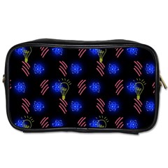 Background Pattern Graphic Toiletries Bag (one Side)