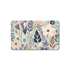 Flower Floral Pastel Magnet (name Card) by Vaneshop