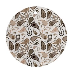 Paisley Pattern Background Graphic Ornament (round)