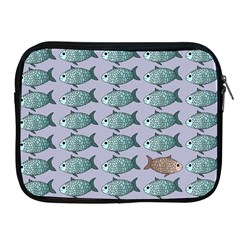 Fishes Pattern Background Theme Art Apple Ipad 2/3/4 Zipper Cases