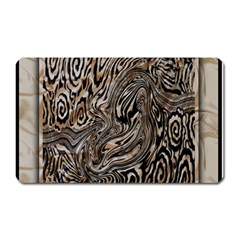 Zebra Abstract Background Magnet (rectangular) by Vaneshop