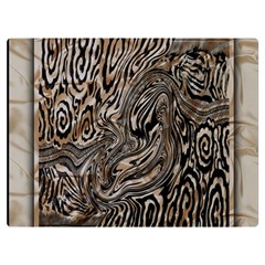 Zebra Abstract Background Two Sides Premium Plush Fleece Blanket (extra Small)