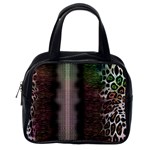 Leopard Animal Shawl Honeycomb Classic Handbag (One Side)
