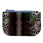 Leopard Animal Shawl Honeycomb Large Coin Purse