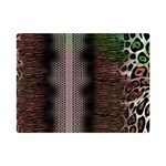 Leopard Animal Shawl Honeycomb Premium Plush Fleece Blanket (Mini)