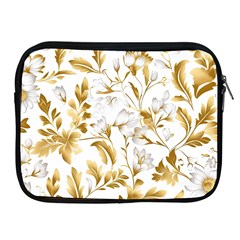 Flowers Gold Floral Apple Ipad 2/3/4 Zipper Cases by Vaneshop