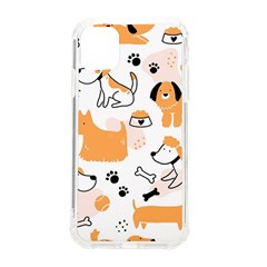 Seamless Pattern Of Cute Dog Puppy Cartoon Funny And Happy Iphone 11 Tpu Uv Print Case by Wav3s