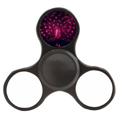 Peacock Pink Black Feather Abstract Finger Spinner by Wav3s