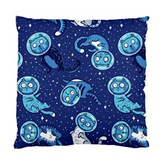 Cat Spacesuit Space Suit Astronaut Pattern Standard Cushion Case (one Side) by Wav3s