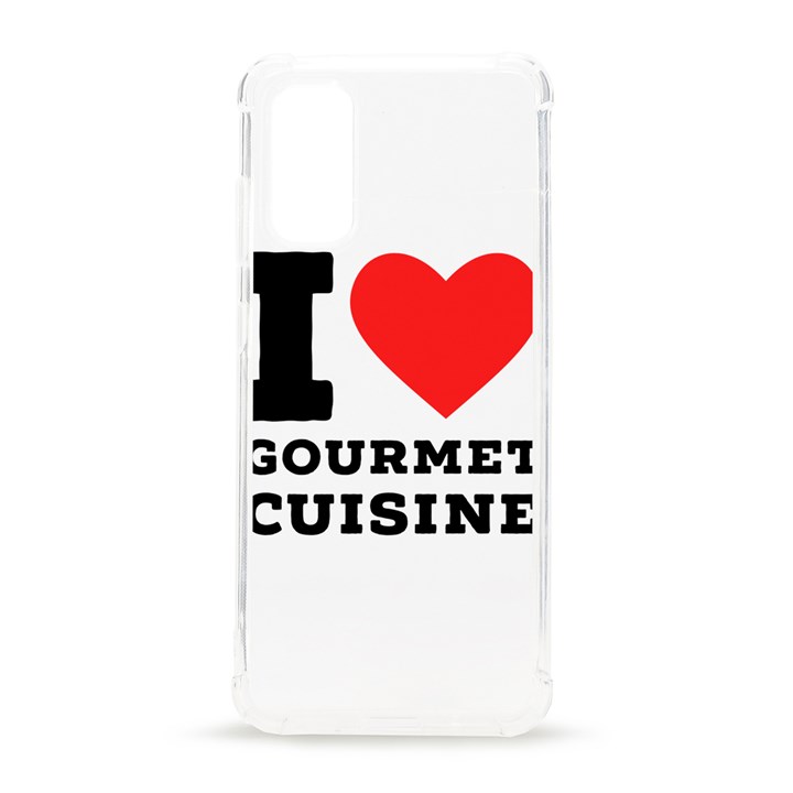 I love gourmet cuisine Samsung Galaxy S20 6.2 Inch TPU UV Case