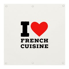 I Love French Cuisine Banner And Sign 3  X 3  by ilovewhateva
