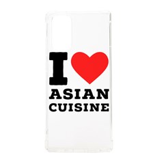 I Love Asian Cuisine Samsung Galaxy Note 20 Tpu Uv Case by ilovewhateva