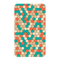 Multicolored Honeycomb Colorful Abstract Geometry Memory Card Reader (rectangular)