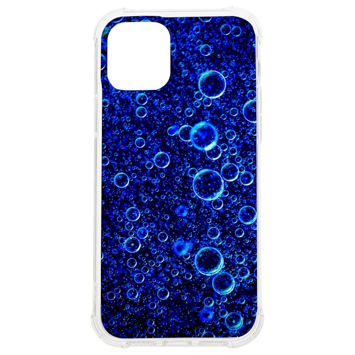 Blue Bubbles Abstract iPhone 12/12 Pro TPU UV Print Case